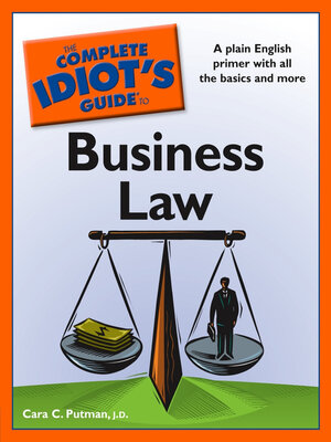 cover image of The Complete Idiot's Guide to Business Law